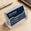Giá đỡ danh thiếp GIL, Giá đỡ hiển thị danh thiếp một lớp bằng Acrylic, Giá đỡ thẻ truy cập dày bền bỉ Máy tính để bàn khách sạn