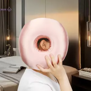 Gối dành cho người ngủ bên hông Gối bảo vệ tai hình chữ O có lỗ tai để đi du lịch tại nhà để giảm áp lực tai