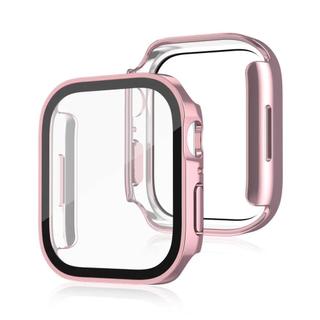 Ốp Lưng Cho Apple Watch 11 10 42 46mm 7 8 9 45mm 41mm Kính Bảo Vệ Màn Hình + Ốp Lưng Cho iWatch 4 5 SE 6 44mm 40mm Accessorie