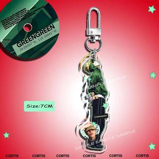 Móc khóa K‑pop CORTIS KEONHO album dễ thương GREENGREEN REDRED bằng acrylic SEONGHYEON JUHOON JAMES MARTIN móc khóa c