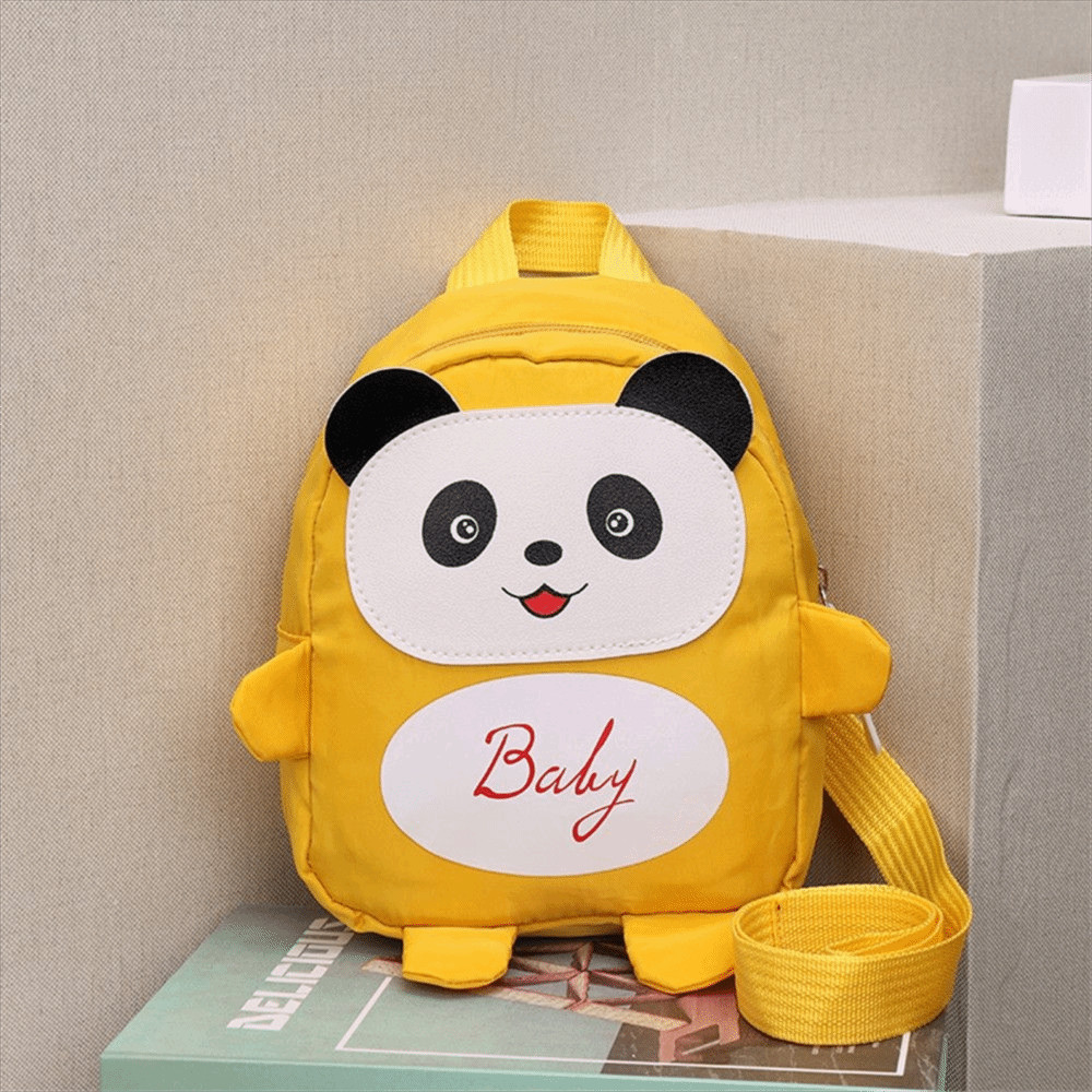 JIGK Mini Ba Lô Du Lịch Dễ Thương Tập Đi Mầm Non Trẻ Em Gấu Trúc Hoạt Hình