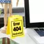 <cosyh>Mini sign plaque acrylic 12 7 by 8 9 centimeters plastic for office and home use