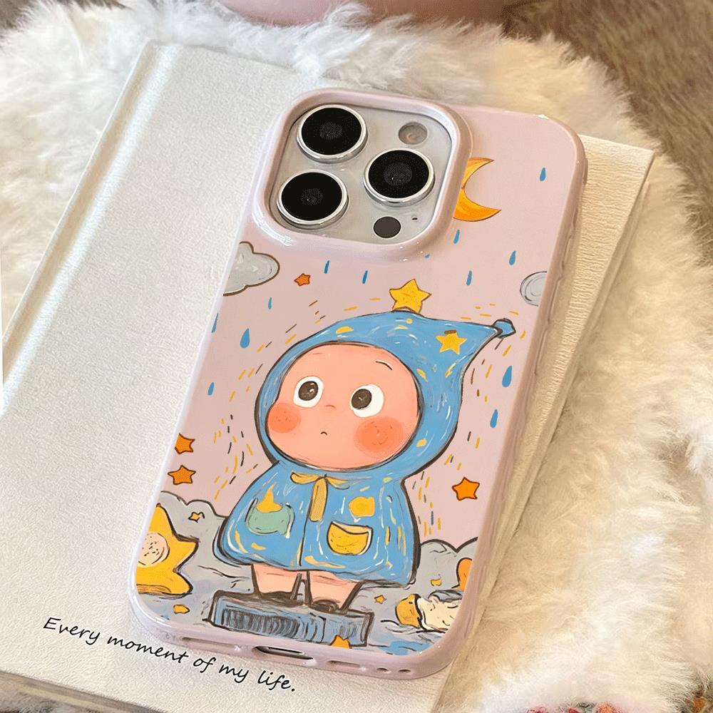 Chữa bệnh búp bê dán cho iPhone17promax trường hợp 161514plus 3 trong 1 bezel 131121