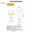 TRTR 10 Cái Dùng Một Lần Nhựa Cotail Kính Martini Trong Suốt Cốc Đỏ Kem Món Tráng Miệng Cốc Mousse Cốc Pudding Cup VN