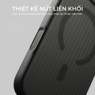 Ốp Lưng Nhám Từ Tính Cho iPhone 17 Rro Max Popkon Zyra Chống Bám Vân Và Chống Sốc Tốt