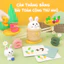 【SKISOPGO】Nông Trại nhổ Củ Cải,Bé Phân Biệt Màu Sắc Trò Chơi Ghi Nhớ Montessori Đồ chơi,Phát Triển Tư Duy Trí Tuệ