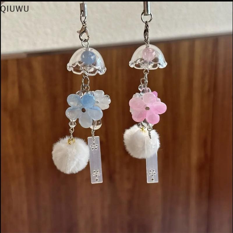 QIUWU 1 Chiếc Bellflower sel Trang Trí Ô Tô Treo Gương Chiếu Hậu Đẹp Trang Trí Cho Phong Cách.
