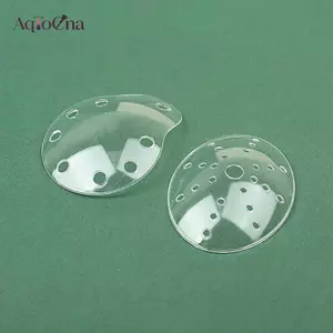 Tấm chắn mắt AqToCna Tấm chắn mắt đơn thoáng khí Tấm chắn mắt bằng nhựa xốp Tấm chắn mắt trong suốt Nhãn khoa Tấm chắn mắt hình bầu dục AqToCna