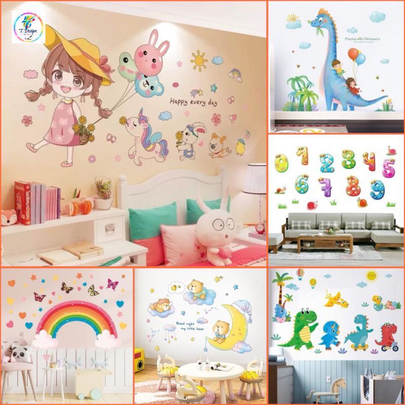 Decal dán tường cho bé chất lượng cao – Bộ sưu tập mẫu mã độc đáo, sáng tạo.