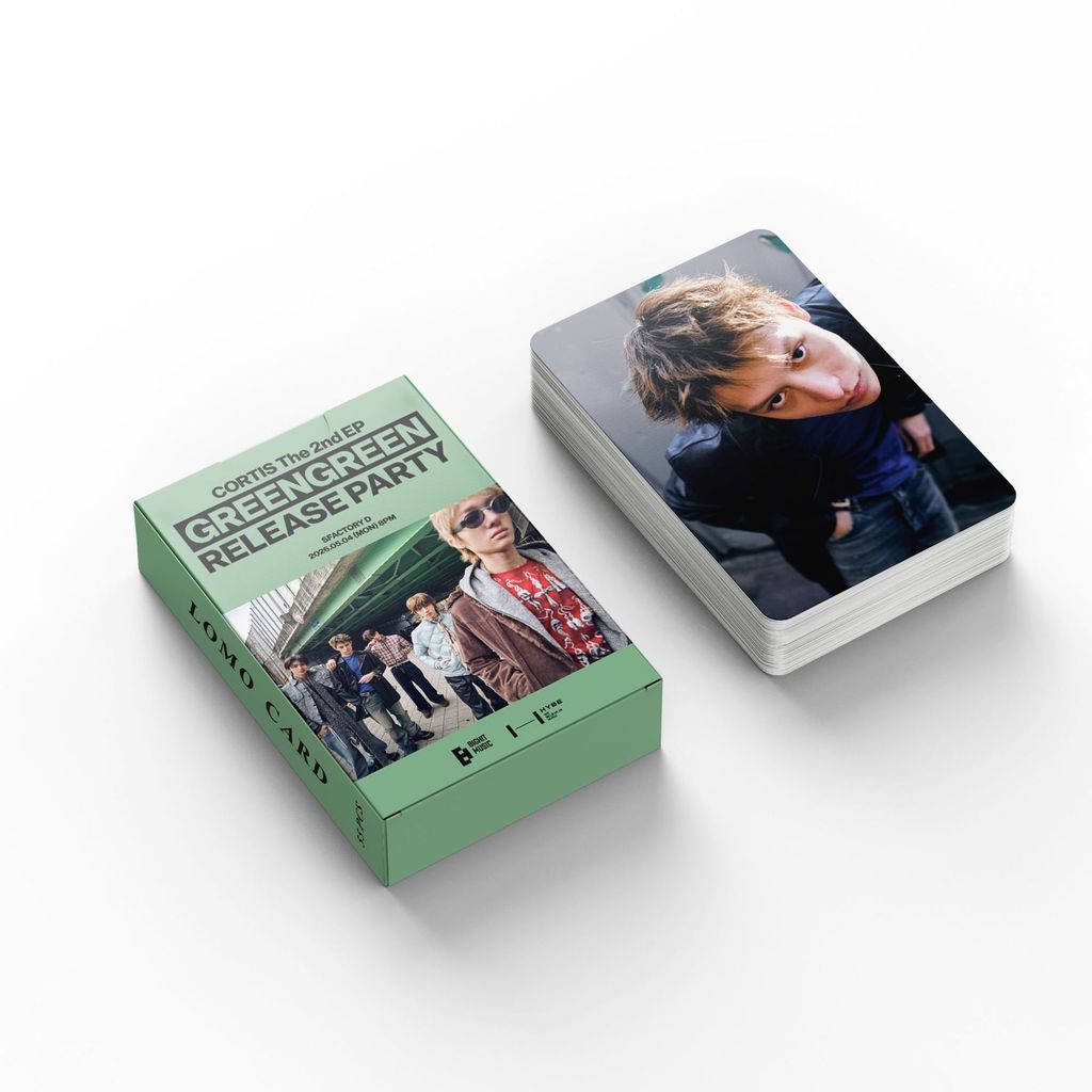 LINXX 55 CÁI Combo CORTIS GREENGREEN Album Lomo Cards Kpop Boyband Thần tượng Quạt sưu tập Thẻ Ghi nhớ Quà tặng Bộ Photocard Hình ba chiều dành cho người hâm mộ