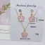 Bán chạy Lucky Four-Leaf Clover Five-Hoa Bông tai Vòng cổ Bộ nhiều mảnh Tính khí Đơn giản Độc đáo Cao cấp