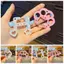 Giá đỡ móc khóa SMILE, Móc khóa trang trí Acrylic Carabiner, Mặt dây chuyền vòng chìa khóa hình hoạt hình dễ thương