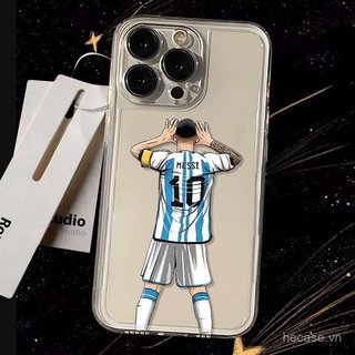 Ốp Điện Thoại Hợp Thời Trang Người Yêu Bóng Đá Thích Hợp Cho iPhone 11promax 12pro 13pro 14pro 12 13 14 15 16 pro max 17promax 15promax Ốp Trong Suốt Chống Sốc