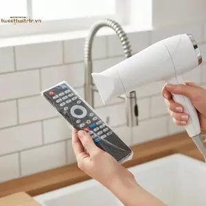 TRTR 10-60 Chiếc Túi Phim Thu Nhỏ Trong Suốt Điều Khiển Từ Xa Vỏ Nhựa Chống Bụi Chống Bụi Bảo Quản Thiết Bị Gia Đình VN