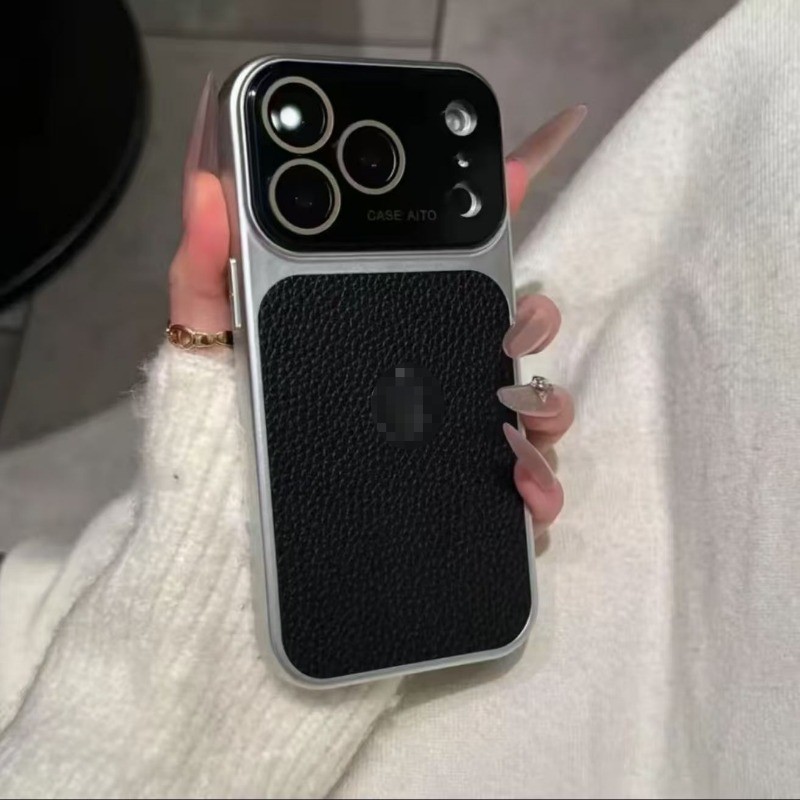 Ốp Điện Thoại Họa Tiết Da Burgundy Sang Trọng Ngay Lập Tức 17 Burgundy Thích Hợp Cho iPhone 17 16 15 14 13 12 11 Pro Max Plus Ốp lưng