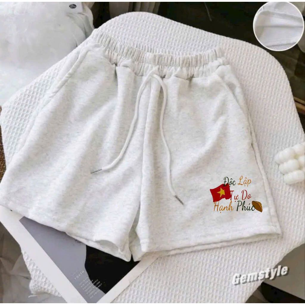 Quần đùi short 2 da ép Hàn L1 chất dày, form đứng, trẻ trung, năng động, -hình độc lập
