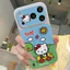 Ốp lưng da mềm cao cấp họa tiết Sunny Kitty bảo vệ camera cho iPhone - iPhone 11/12/13/14/15/16/17/Plus/Air/Pro/Max