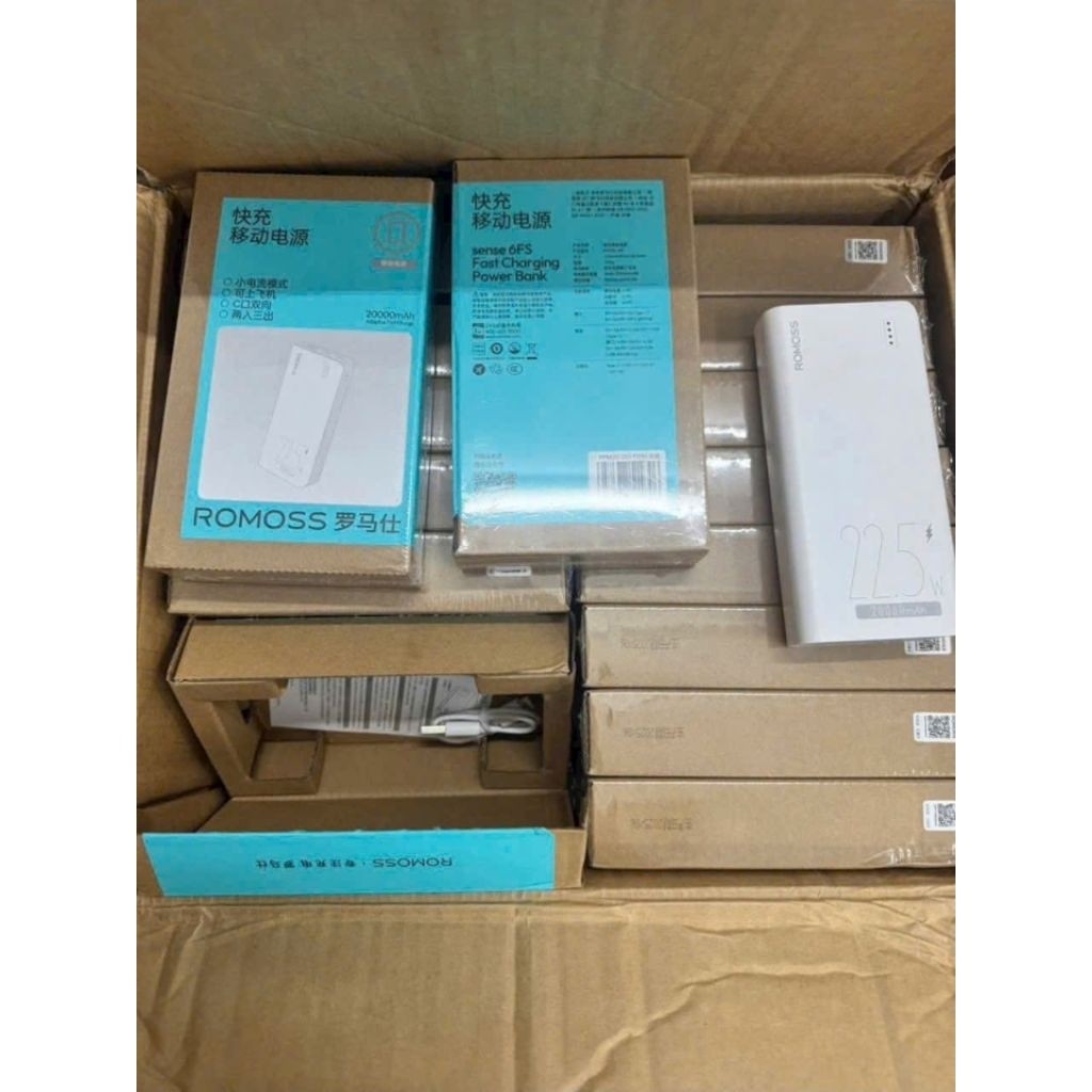 Sạc Dự Phòng Romoss 20000mAh chính hãng - Hỗ trợ sạc nhanh 22.5W - kết nối nhiều cổng USB Type C | BigBuy360 - bigbuy360.vn