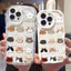 Ốp lưng tương thích cho iPhone 17 Air 16 15 14 13 12 11 Pro X XR XS Max SE 2020 6 7 8 Plus Kem gợn sóng cong cạnh Motif Mèo dễ thương NYK136