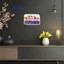 CIFbuy No Entry Dấu hiệu kim loại 20x30cm Trang trí tường chống gỉ Mảng bám tài sản riêng