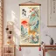 Hươu May Mắn Lối Vào Lối Vào Trang Trí Tranh Không Đục Lỗ Tranh Vải Hành Lang Aisle Bức Tranh Tường Nền Treo Vải 5.26