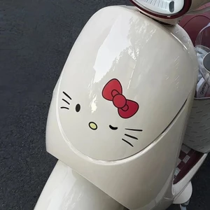 Hoạt Hình Dễ Thương Hello Kitty kt Mèo Biểu Tượng Cảm Xúc Miếng Dán Điện Trang Trí Cơ Thể Miếng Dán Trầy Xước Dán Xe Ô Tô