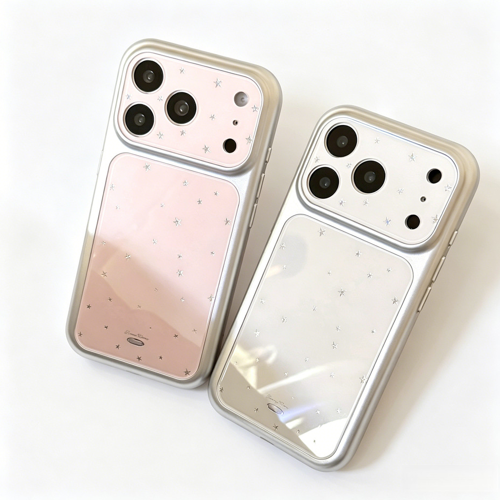 Ốp lưng iPhone họa tiết ngôi sao cao cấp phù hợp cho iPhone 17 Pro Max, 17, 16, 15, 14, 13, 12, 11, làm vỏ bảo vệ chống rơi