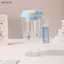 Bình Nước Anh Đào Dễ Thương 580Ml Dành Cho Học Sinh Cốc Nhựa Di Động Ống Hút Đôi Cho Ký Túc Xá Trường Học Du Lịch Dã Ngoại VN