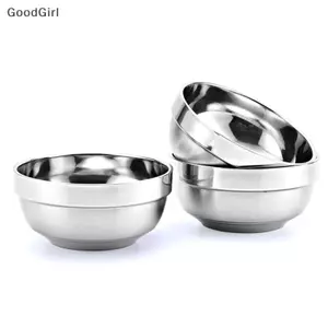Bát chống bỏng bằng thép không gỉ Hai lớp Thi Súp bền Bát cơm Mẫu giáo Bát căng tin cho trẻ em VN