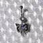 Tweeduj Nhiều Màu Sắc Thời Trang Zircon Bướm Trái Tim Thép Không Gỉ Bụng Nút Nhẫn Nữ Rốn Xuyên Nhẫn Gợi Cảm Cơ Thể Trang Sức Quà Tặng VN