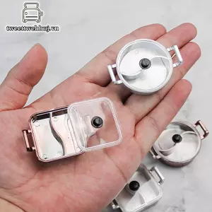Nhíp Búp Bê Nhà Mini Lẩu Đĩa Ăn Trung Quốc Ẩm Nồi Bếp Nồi Thời Trang Búp Bê Nhà Phụ Kiện Đồ Chơi Nội Thất VN