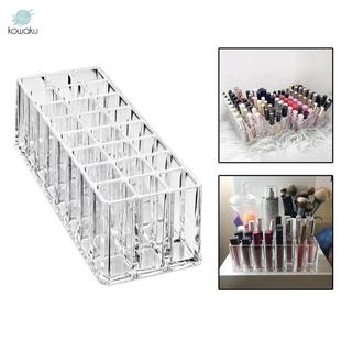 24 Khe Đựng Son Môi Acrylic Son Môi Tổ Chức Hộp Bảo Quản Mỹ Phẩm Cho
