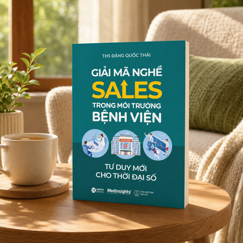 Sách - Giải Mã Nghề Sales Trong Môi Trường Bệnh Viện - Tư Duy Mới Cho Thời Đại Số