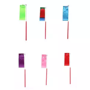 MỚI Tập Gym Khiêu Vũ Ruy Băng Thể Dục Nghệ Thuật Ballet Streamer Cần Xoay Thể Thao Ngoài Trời 2M SKY