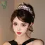 Mũ Pha Lê Vương Miện Cho Cô Dâu Nữ Cưới Bé Gái Sinh Nhật 14th Công Chúa Thanh Lịch Nữ Hoàng Băng Đô Quấn Tóc Phụ Kiện