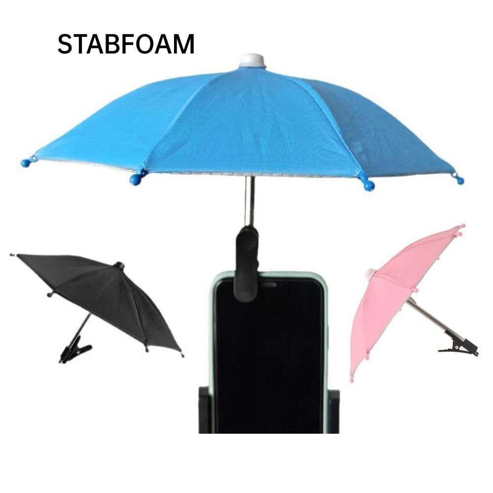 STABFOAM Giá đỡ ô điện thoại xe đạp chống nắng/nước, kẹp điện thoại, che mưa, sáng tạo