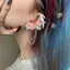 HNKMP Vintage Punk Phi Tiêu Hình Dây Xích sel Kẹp Bông Tai Dành Cho Nữ Xương Tai Kẹp Halloween Nhảy Múa Sáng Tạo Trang Sức Tai Thời Trang.