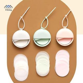 ELBBKG 1 Hộp Cuộn Du Lịch Mini Di Động Xà Phòng Viên Tiện Lợi Dùng Một Lần Xà Phòng Giấy Dụng Cụ 1 Hộp Ngoài Trời Essentials Mới