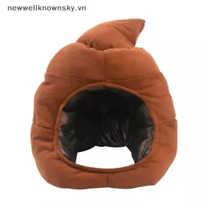 Mới Sáng Tạo Hình Dễ Thương Sang Trọng Nón Đồ Chơi Nhồi Bông Ngộ nghĩnh Giả Poop Full Mũ Đội Đầu Gag Quà Tặng Tiệc Cosplay Ảnh Đạo Cụ Sáng Tạo Dễ Thương SKY