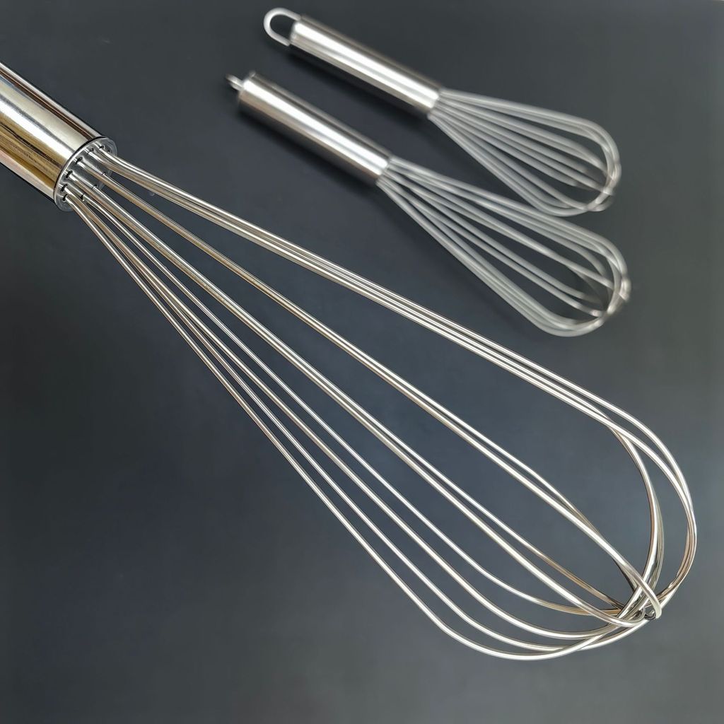 Tay cầm đánh trộn kem trứng bằng thép không gỉ, dụng cụ nướng tiện ích nhà bếp 9KFN