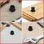 3 Cái Thay Thế Chỉnh Nĩa Giá Đỡ Phụ Kiện Yoga Gia Đình 2.50X2.50X2.00CM Đen erkenai