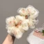 Dây buộc tóc PYCOU, Dây buộc tóc đàn hồi cao hai lớp, Dây buộc tóc lưới ruột lớn phong cách Pháp dành cho nữ