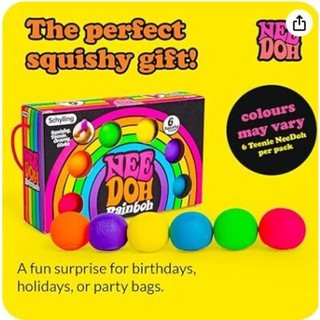 6 Màu Bóng Căng Thẳng Squishy, Đồ Chơi Bóp Mềm Không Độc Hại Cho Trẻ Em & Người Lớn