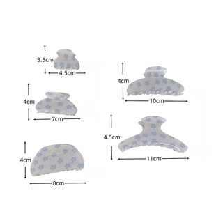 Kovoi / Tươi Hoa Ren Vải Acrylic Kẹp Tóc Lấy Kẹp Lưng Đầu Tóc Cá Mập Kẹp Tính Khí Đơn Giản Phụ Kiện Tóc