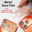 Dành Cho iPhone 17Pro 17ProMax 17PM Tấm Bảo Vệ Ống Kính Kim Loại Rỗng Cho iPhone 17 Pro Max Vỏ Chống Trầy Xước Điện Thoại Mặt Sau Ống Kính Máy Ảnh Bảo Vệ Kim Loại Đế Phim