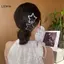 LUImo 4 Kẹp Tóc Ngôi Sao Kim Cương Với Kim Cương Giả Sáng Bóng BB Kẹp Phụ Kiện Tóc SBS