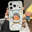 Ốp lưng iPhone Búp bê ngôi sao hoạt hình khóc kèm giá đỡ điện thoại xoay iP - 11/12/13/14/15/16/17/Plus/Air/Pro/Max