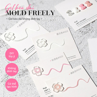 Miss Gooey Miếng Dán Nối Dài Móng Tay Dính Chắc, Định Hình Giấy, Giá Đỡ, Keo Dán Không Dính Tay