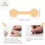 ECK 500 Chiếc Trang Sức Nhãn Tự Dính Giá Dumbell Thẻ Nelace Vòng Nhãn Giấy Phụ Kiện Trang Sức DIY Hiển Thị Dụng Cụ HOT