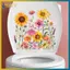 BVY Cây Hoa Hướng Dương Bướm Tường Stiers Nhà Vệ Sinh Stier Phòng Tắm Bồn Cầu Tủ Lạnh Stier Wc Trang Trí.